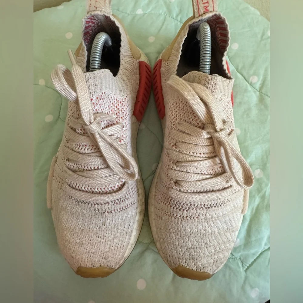 Adidas NMD_R1 STLT Primeknit 'Linen' CQ2030 Women’s Size 6.5